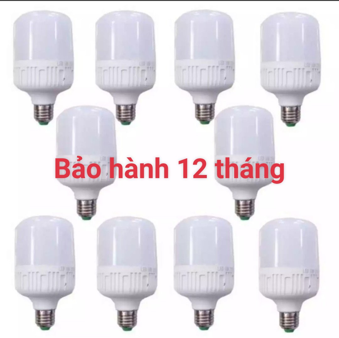 [Sỉ] - Bộ 10 Bóng đèn led 40W - Siêu sáng (Trắng/Vàng).Siêu tiết kiệm điện -Bảo hành 1 năm