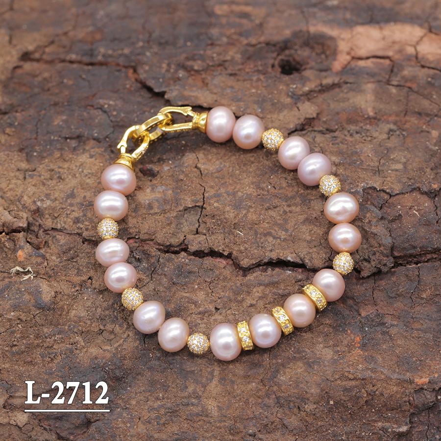 Lắc Tay Ngọc Trai , Vòng Tay Ngọc Trai Cao Cấp Mix L2712 Bảo Ngọc Jewelry