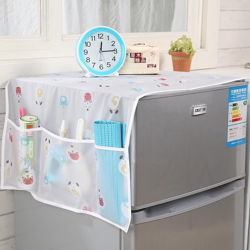 Tấm phủ tủ lạnh có ngăn đựng đồ nasee cao cấp