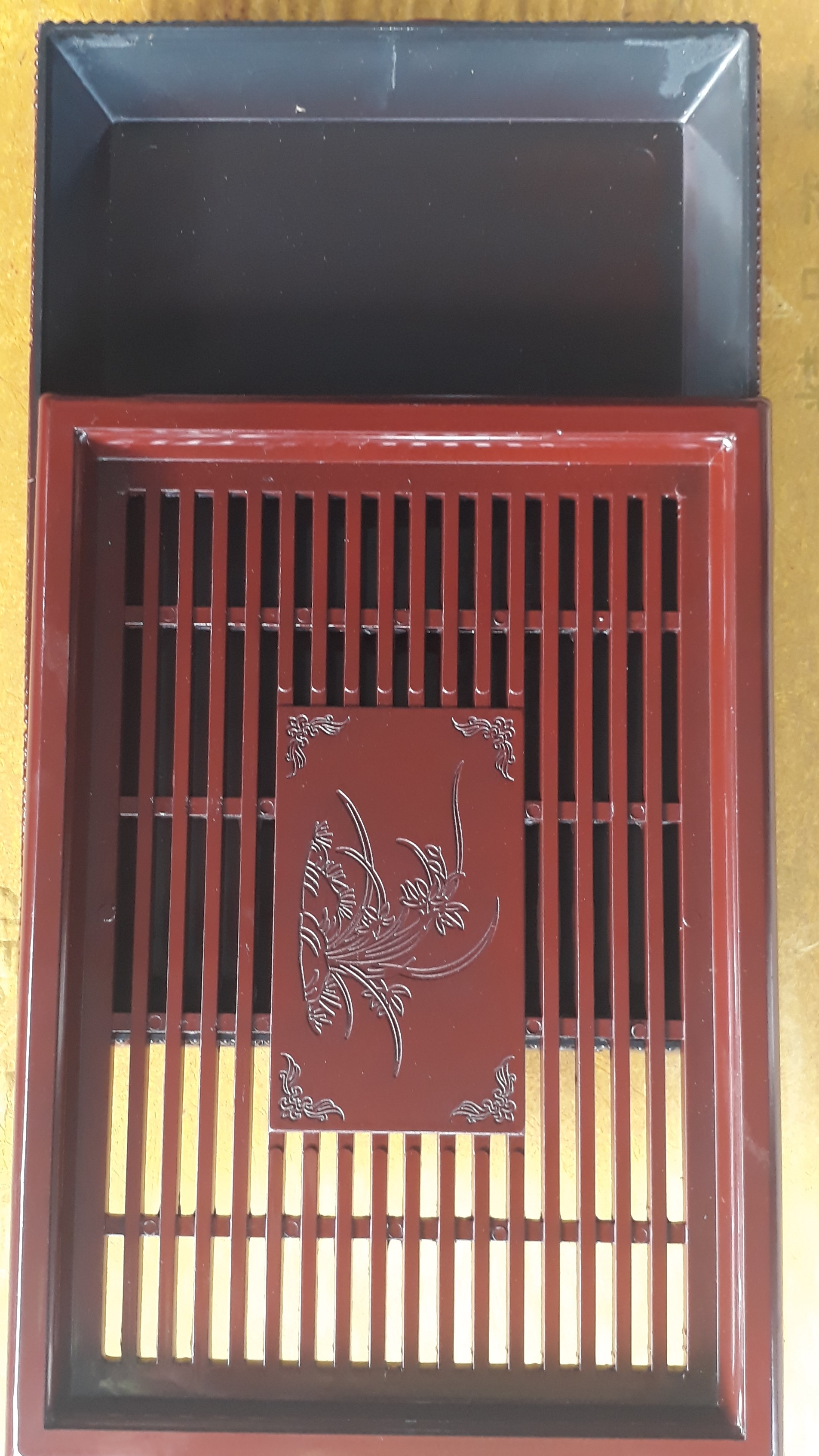 Khay trà giả gỗ cao cấp 30x20cm