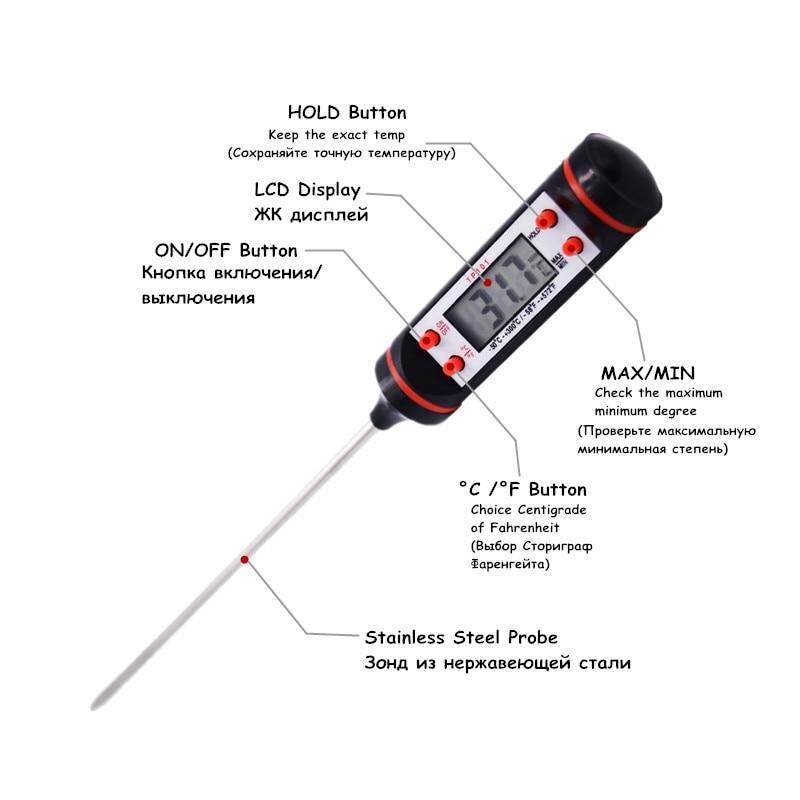 Nhiệt kế đo sữa, nước tắm, thực phẩm TP101