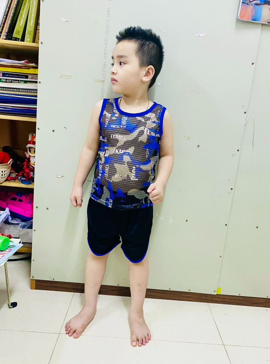 (BL LÍNH)Đồ bộ lưới cho bé - Đồ bộ bé trai mặc hè siêu mát