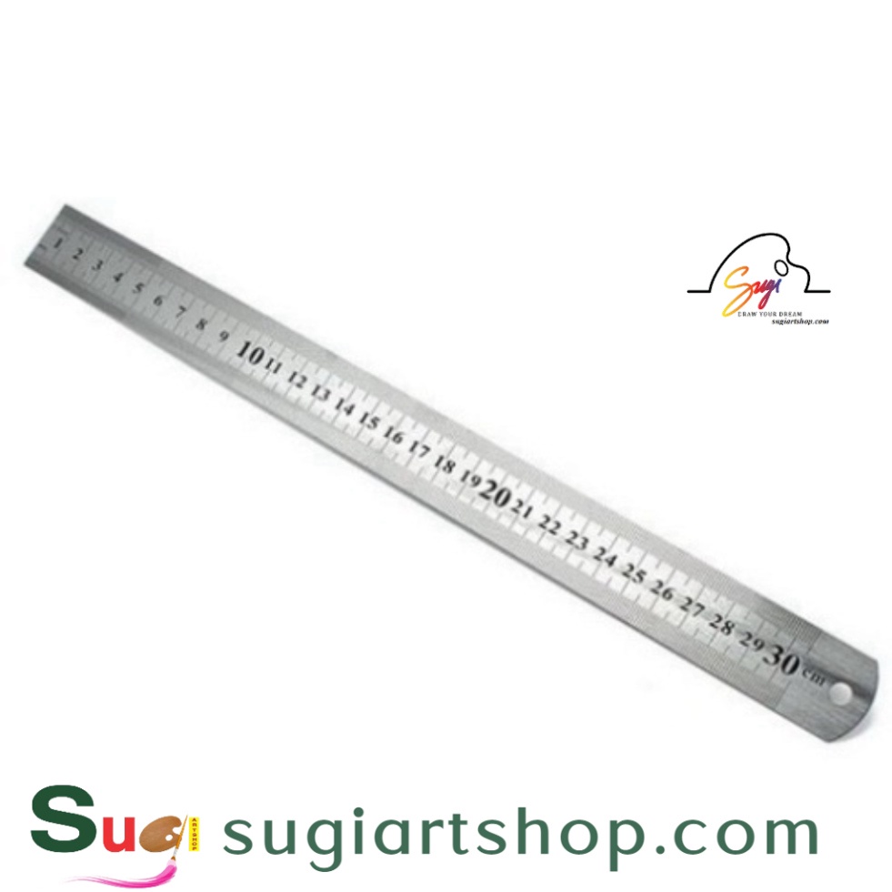 Thước sắt loại dày, thước sắt 30cm