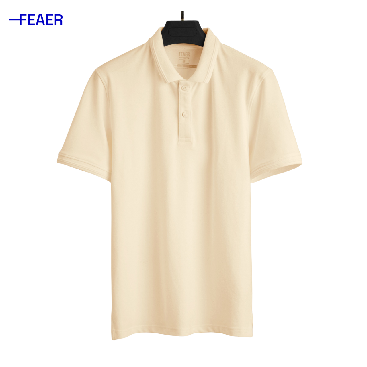 Áo polo nam FEAER chất cotton trơn Basic