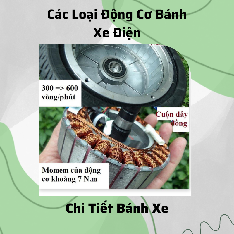 Các Loại Động Cơ Bánh Xe Điện
