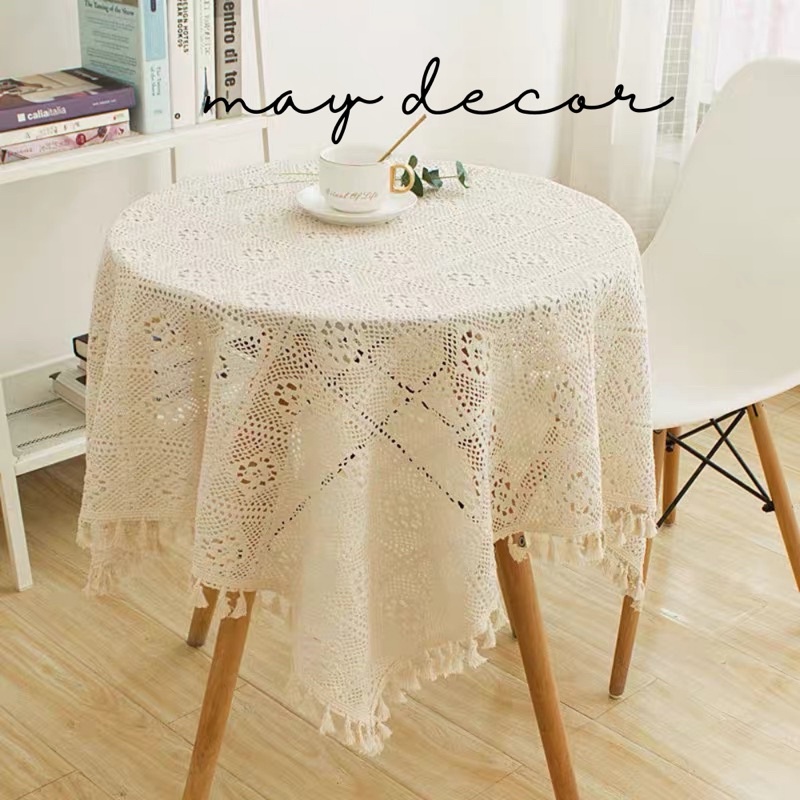 Khăn trải bàn phong cách châu Âu - May.decor