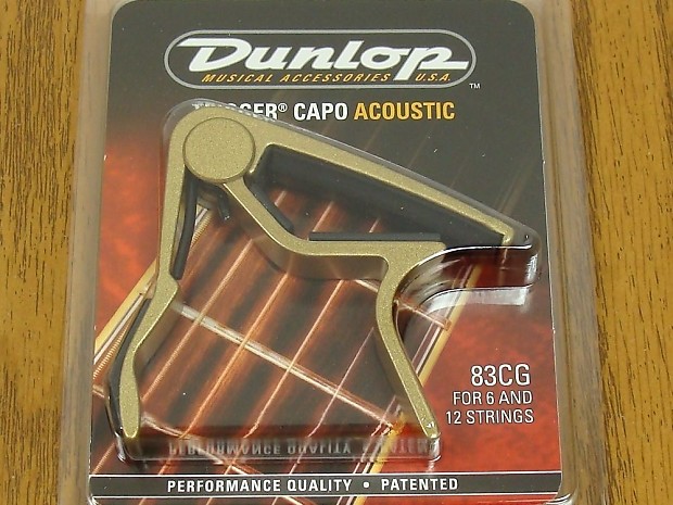 Capo Guitar Acoustic Trigger Curved Dunlop 83CG Cao Cấp