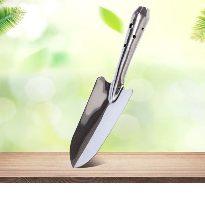 Xẻng làm vườn mini cao cấp chất liệu inox