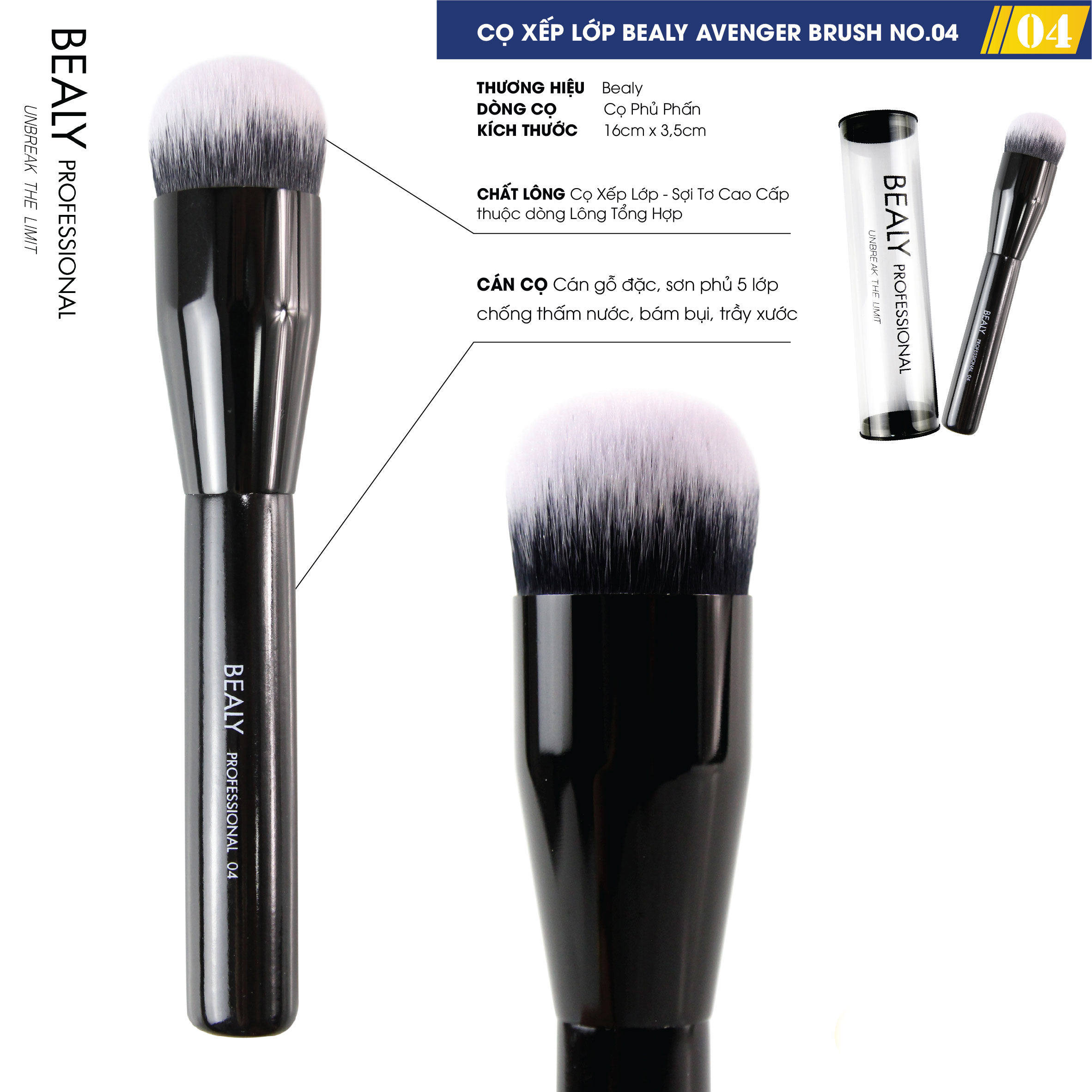 CỌ LẺ XẾP LỚP BEALY AVENGER BRUSH
