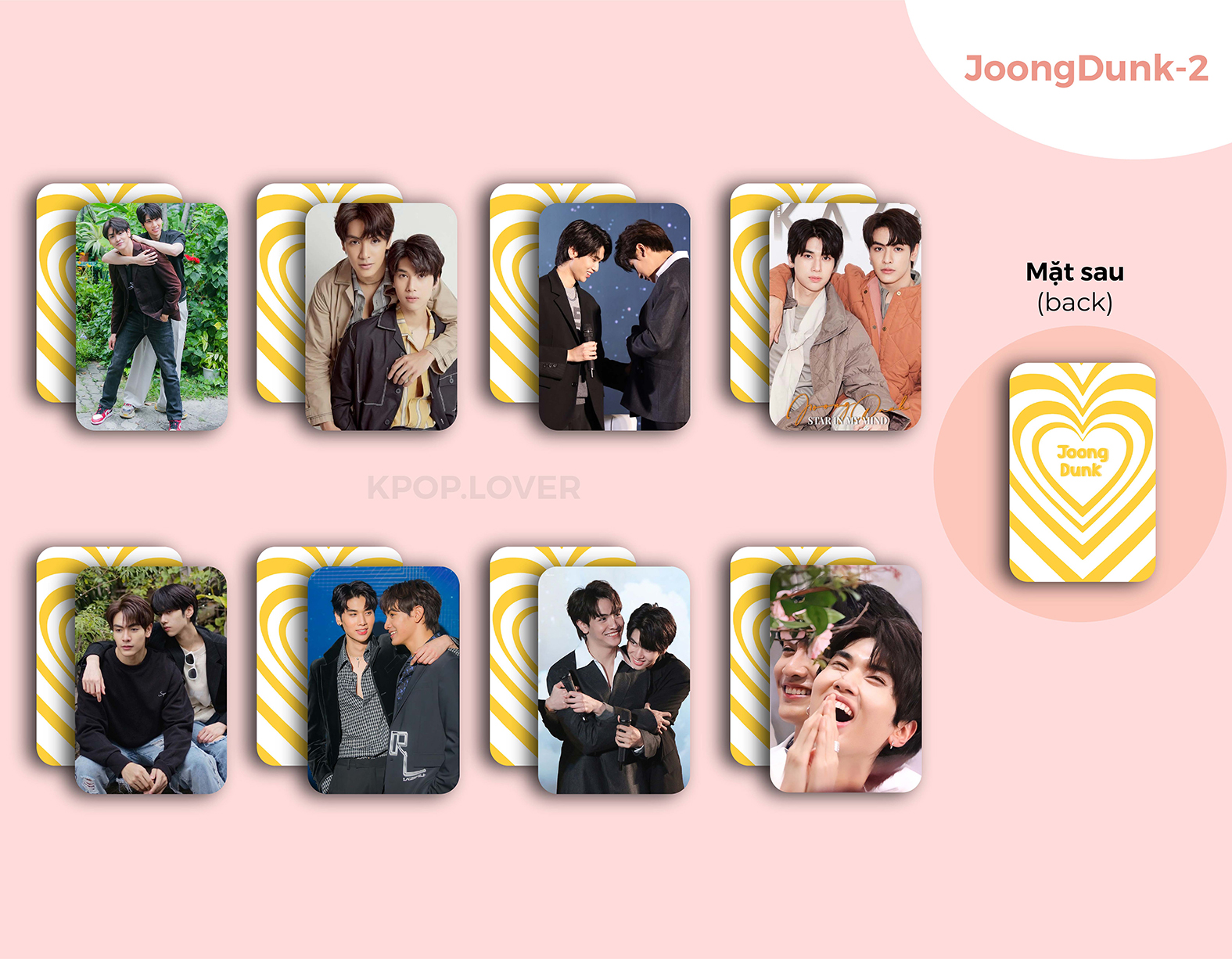 Set 8 card joongdunk