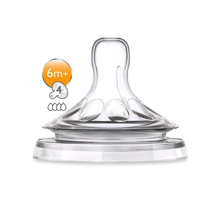Núm ti Philips Avent Natural cổ rộng đủ số [CAM KẾT BÁN GIÁ NHẬP - HÀNG CHÍNH HÃNG]
