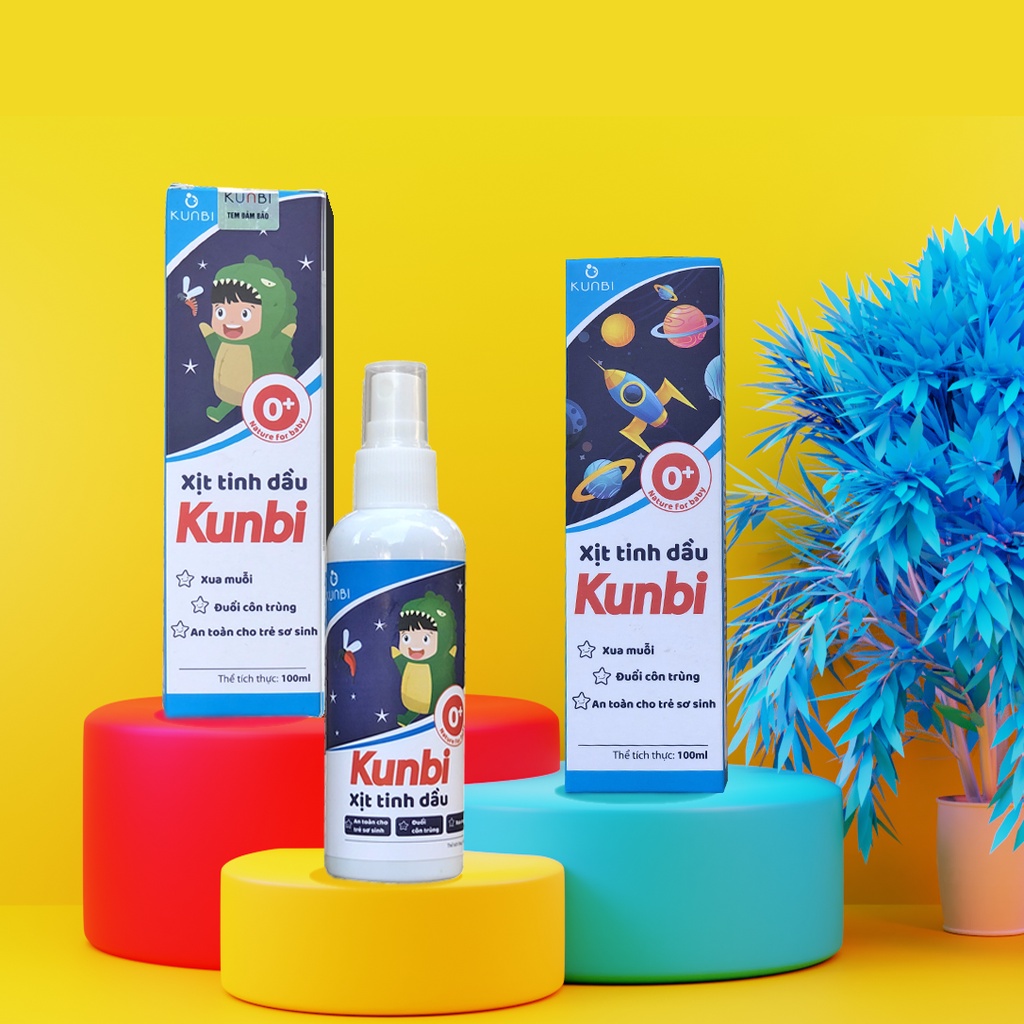Xịt tinh dầu đuổi muỗi và côn trùng Kunbi  [FREE SHIP]