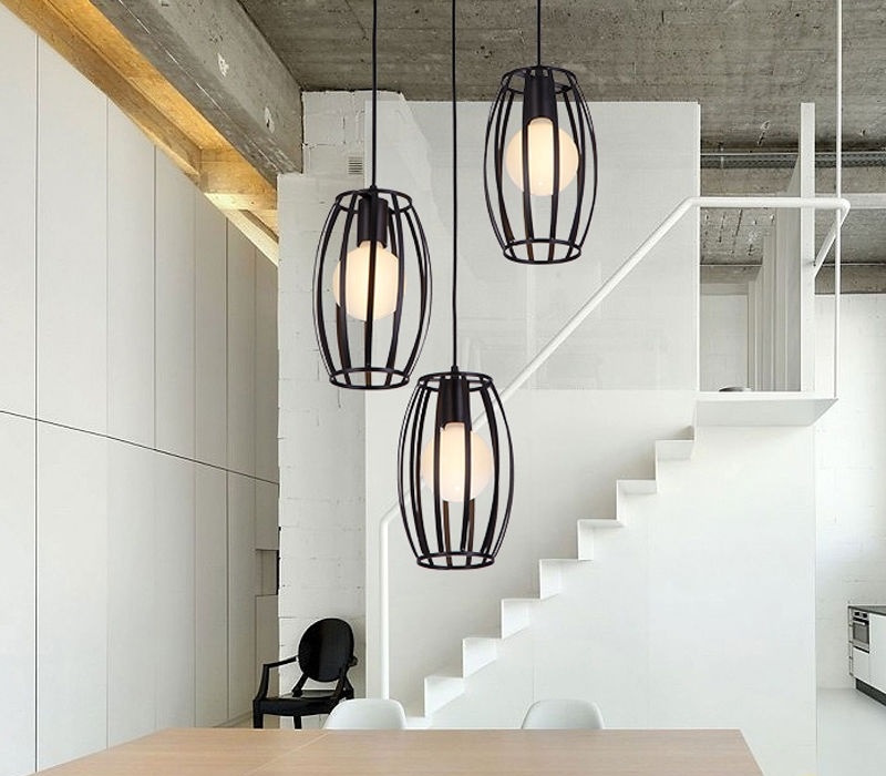 Đèn trang trí thả khối cao cấp (đã kèm bóng LED edison vàng 4w) Combo gồm 3 hình