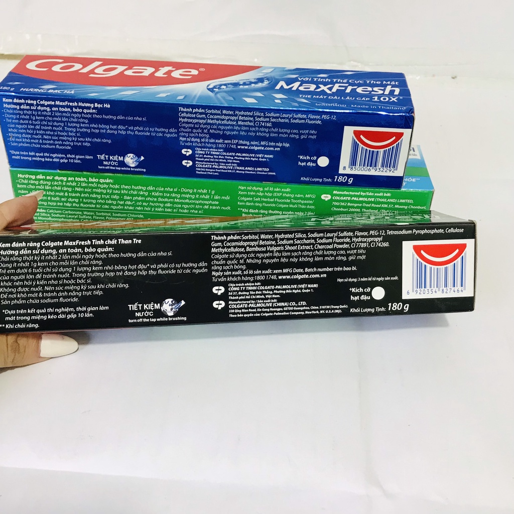 Kem đánh răng colgate Maxfresh 180gr-225gr Thái Lan