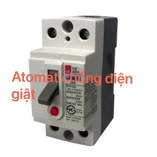 Atomat chống điện giật bãi hàn quốc 20A