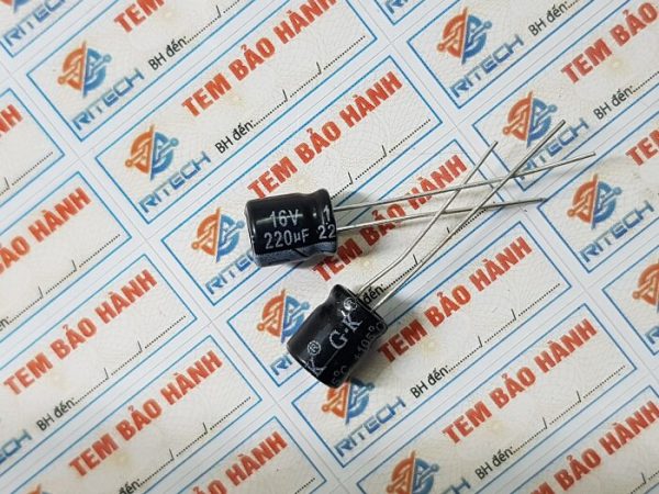 Tụ hóa 16v 220uf