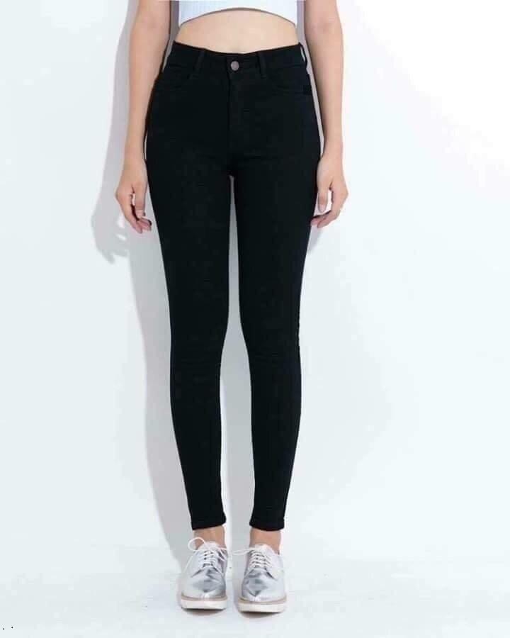 [HCM]QUẦN JEAN NỮ DÀI ĐEN TRƠN NỮ ĐÔNG PHƯƠNG FASHION ĐPDT.5 SKINNY (Có Size Đại). + ÁO THUN TRƠN NGẪU NHIÊN (MUA RIÊNG)