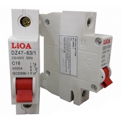 Cầu Dao Tự Động 1 Cực Lioa Dòng Cắt 4,5Ka
