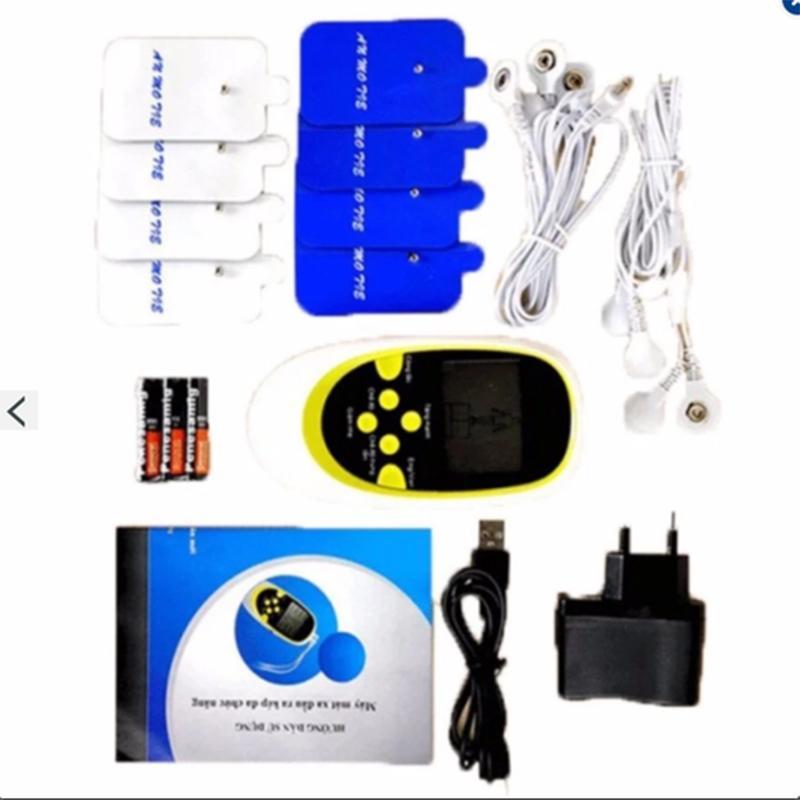 May Mat Xa, May Masa, Máy Massage Trị Liệu Xung Điện Đầu Ra Kép 8 Miếng Dán 8 Chế Độ, Giúp Bạn Nhanh Chóng Thoát Khỏi Những Cơn Đau Nhức Mỏi, Có Hướng Dẫn Tiếng Việt, Thiết Kế Nhỏ Gọn, Bảo Hành Uy Tín 1 Đổi 1 Bởi TLStore