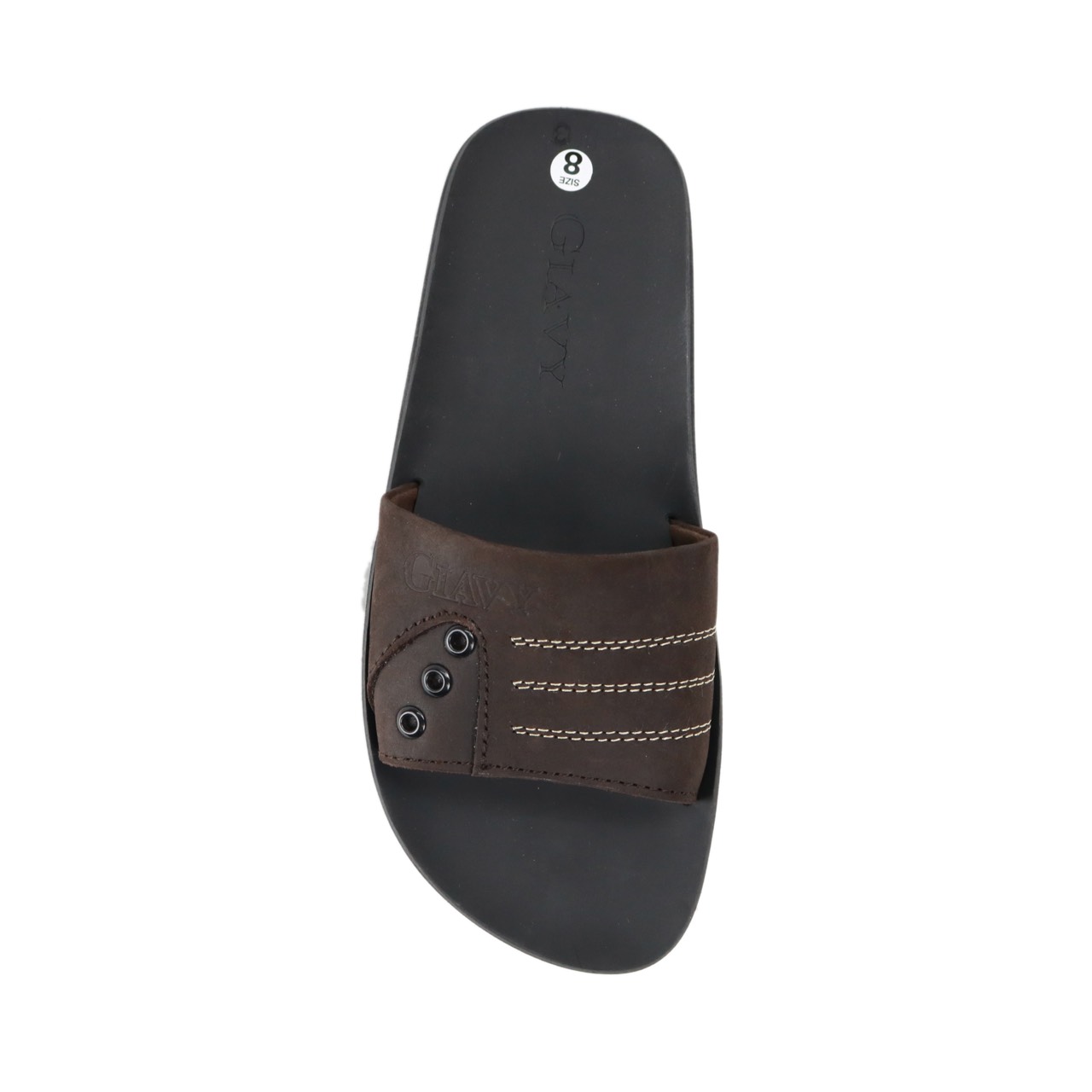 DÉP GIAVY QUAI NGANG NỮ- K450 NÂU