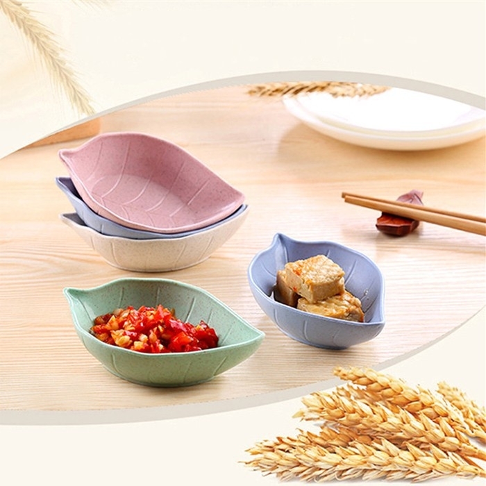 Đĩa Gia Vị Hình Chiếc Lá