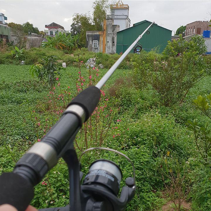 Bộ Cần Câu Máy 2 Khúc - Tặng bộ phụ kiện câu trị giá 50k - trọn bộ cần câu máy giá rẻ, bộ cần câu máy, trọn bộ cần câu máy giá rẻ, bộ cần câu cá - Duli