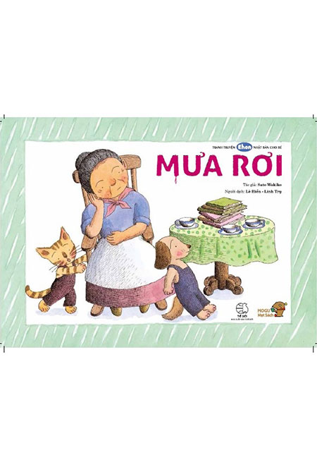 Tranh truyện ehon nhật bản - mưa rơi