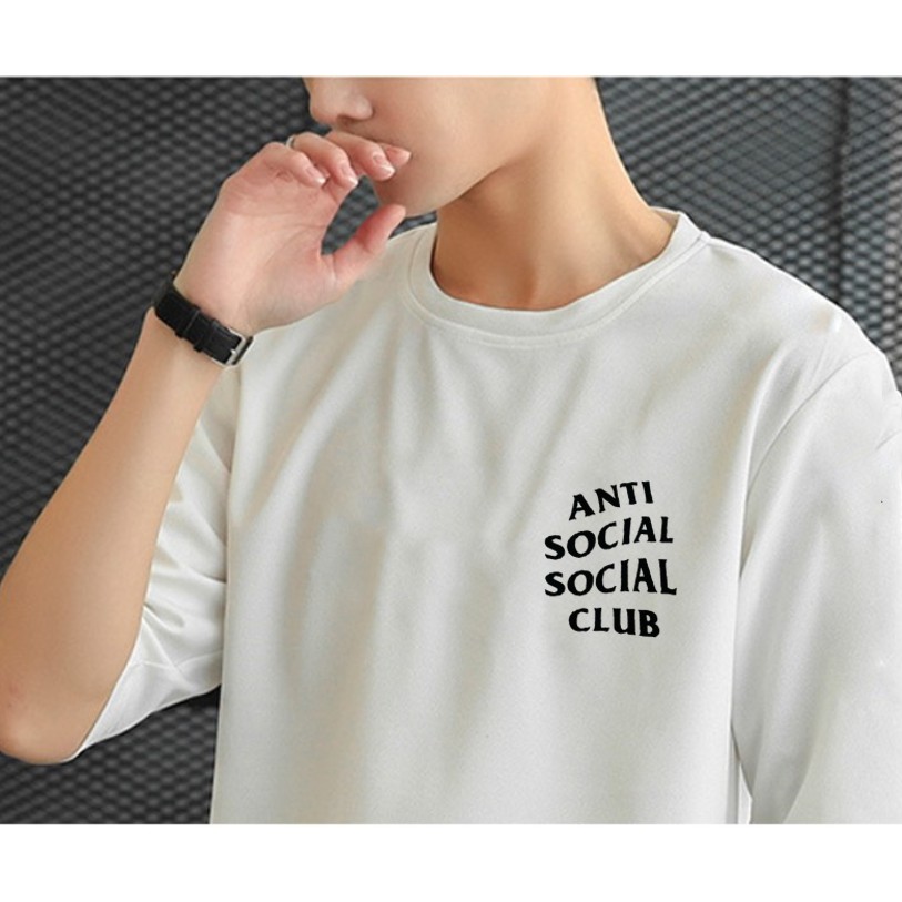 Áo Thun Tay Lỡ Unisex Anti Social