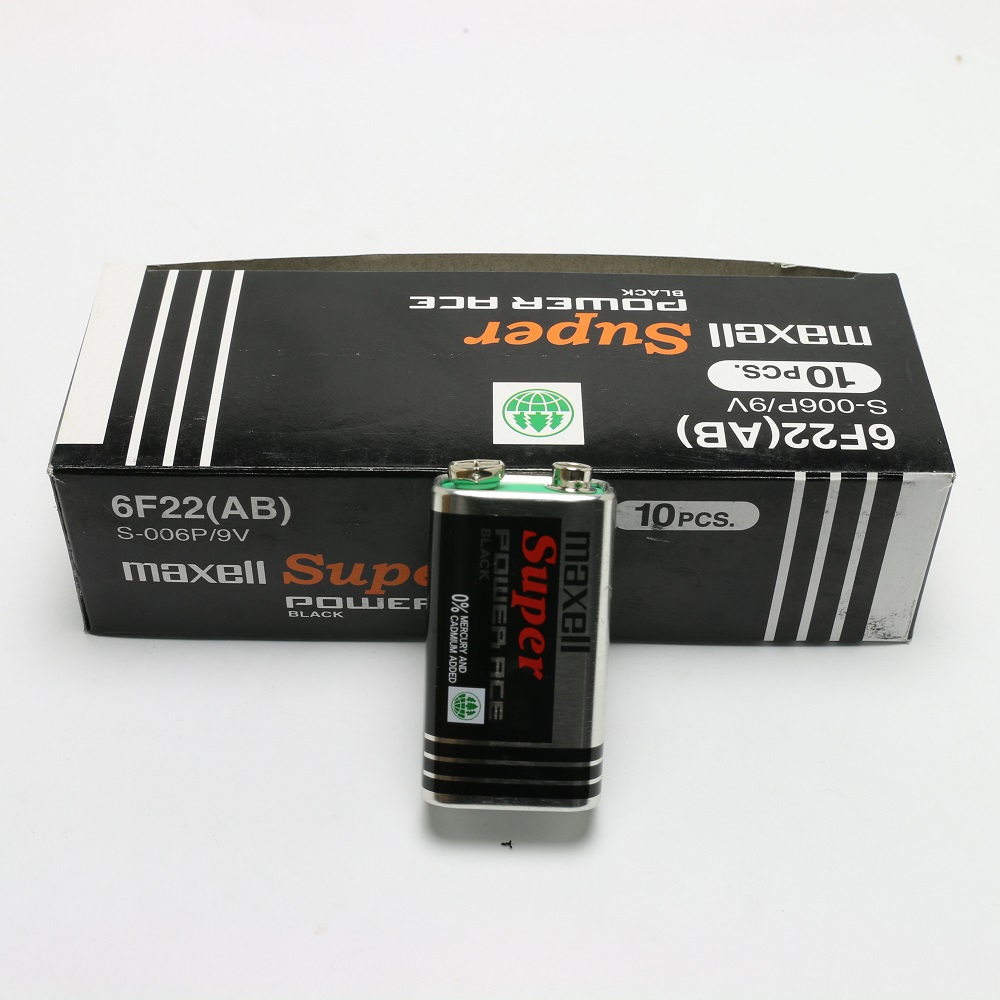 Pin Vuông 9v (6F22) Chính Hãng Maxell Siêu Bền