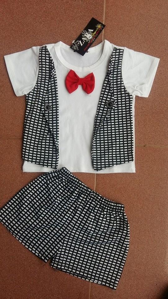 [HCM]đồ cho bé trai bộ công tử giả vest