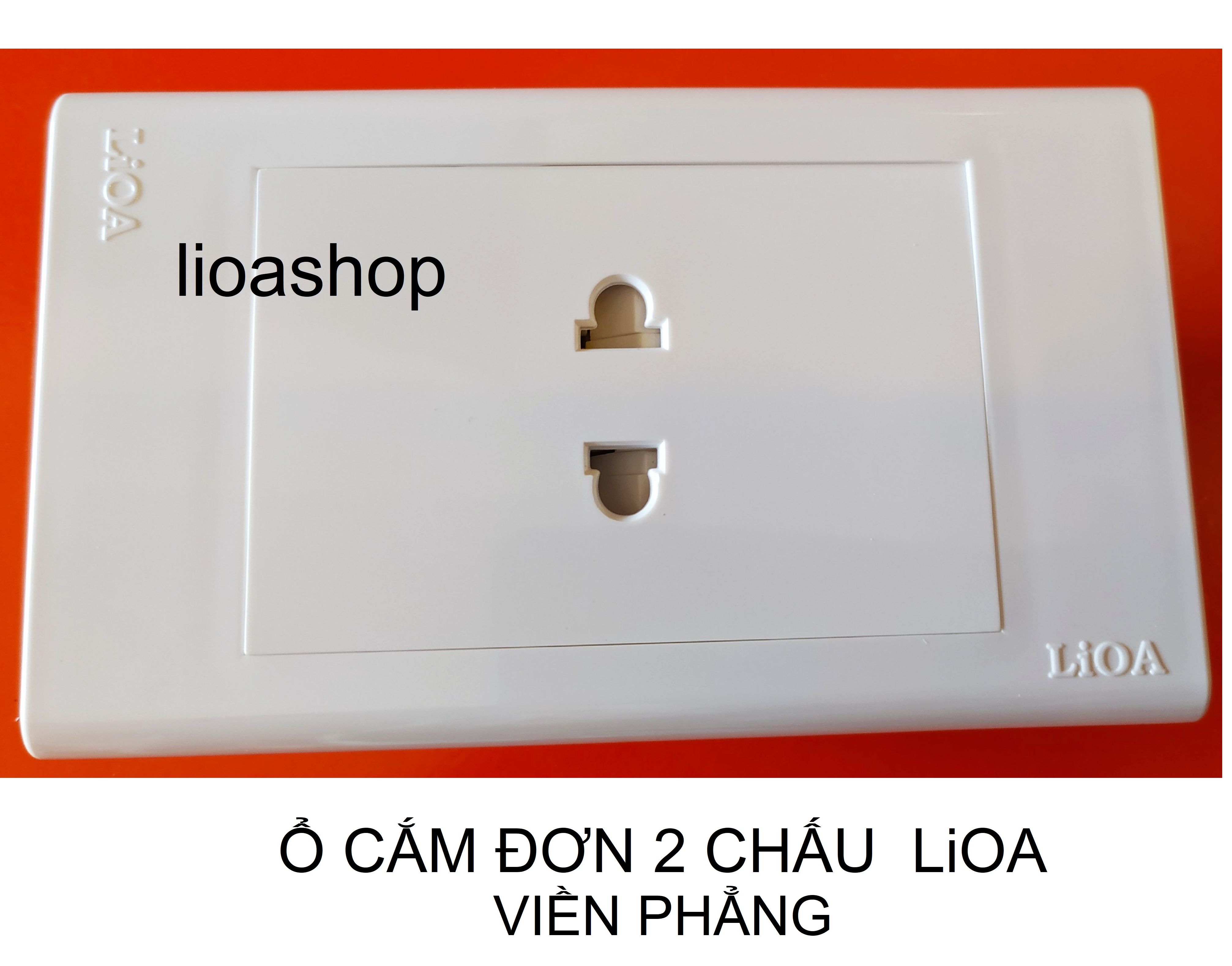 Single 2-Pin Rectangular Socket Lioa