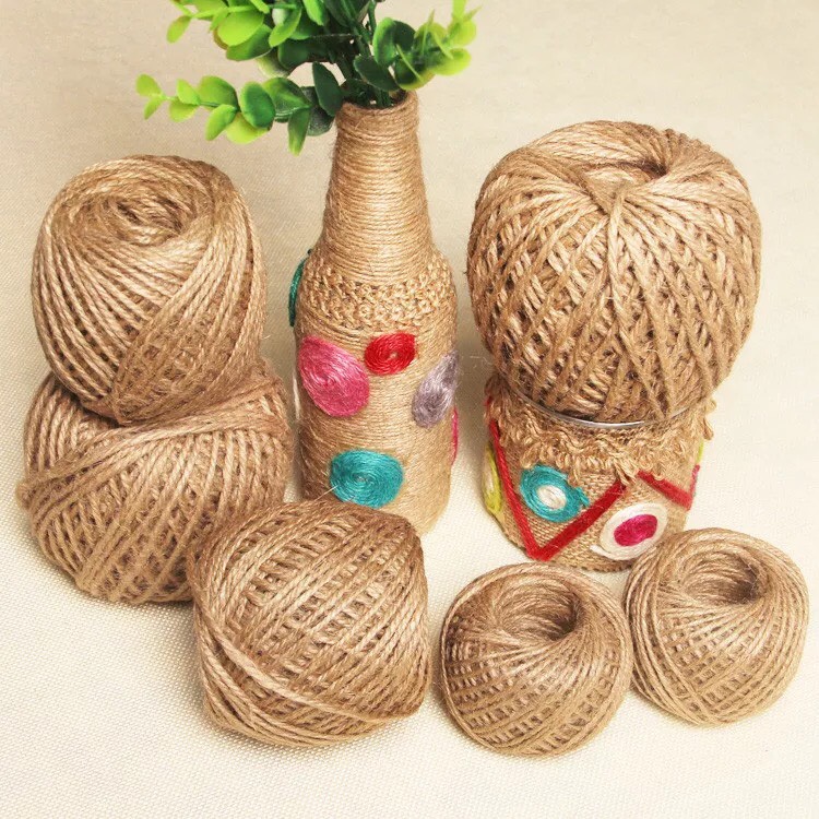 Cuộn dây thừng dài 30 mét làm đồ handmade, quấn lọ hoa