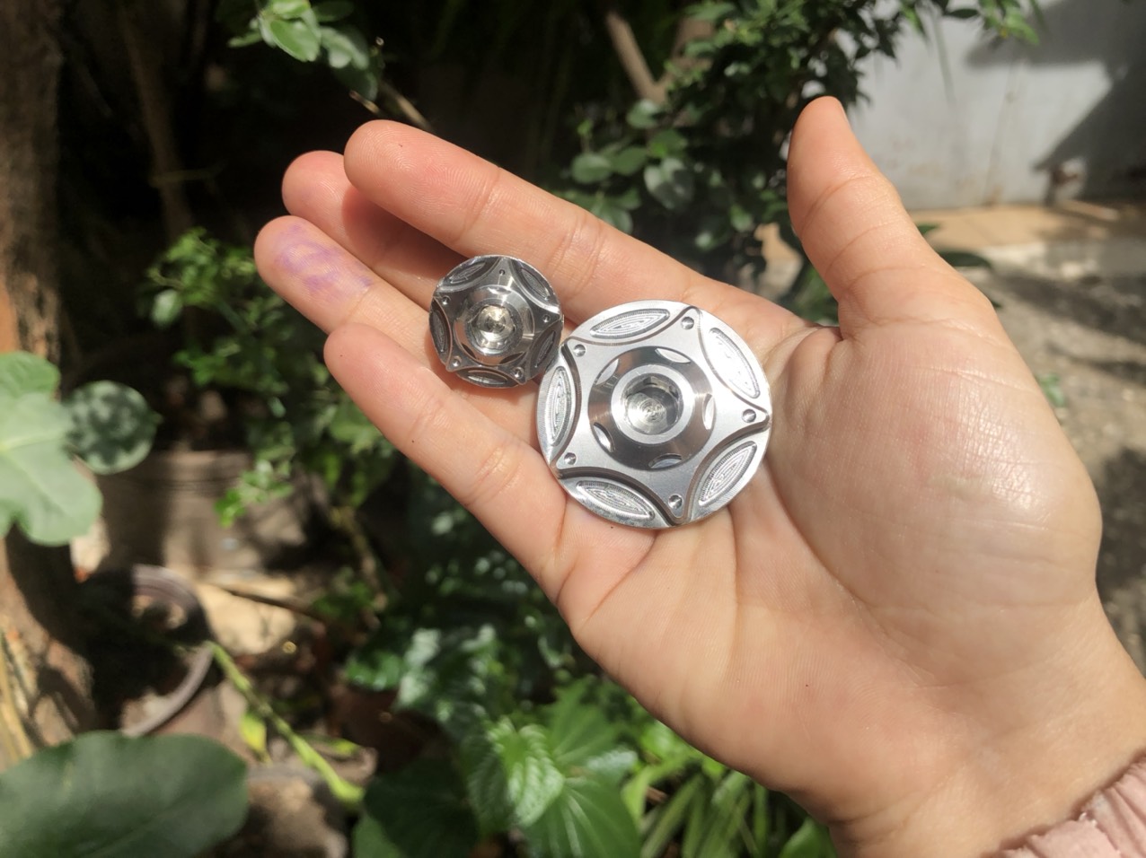 [HCM]ỐC MÂM LỬA INOX SALAYA CHO EXCITER 135 - SIRIUS