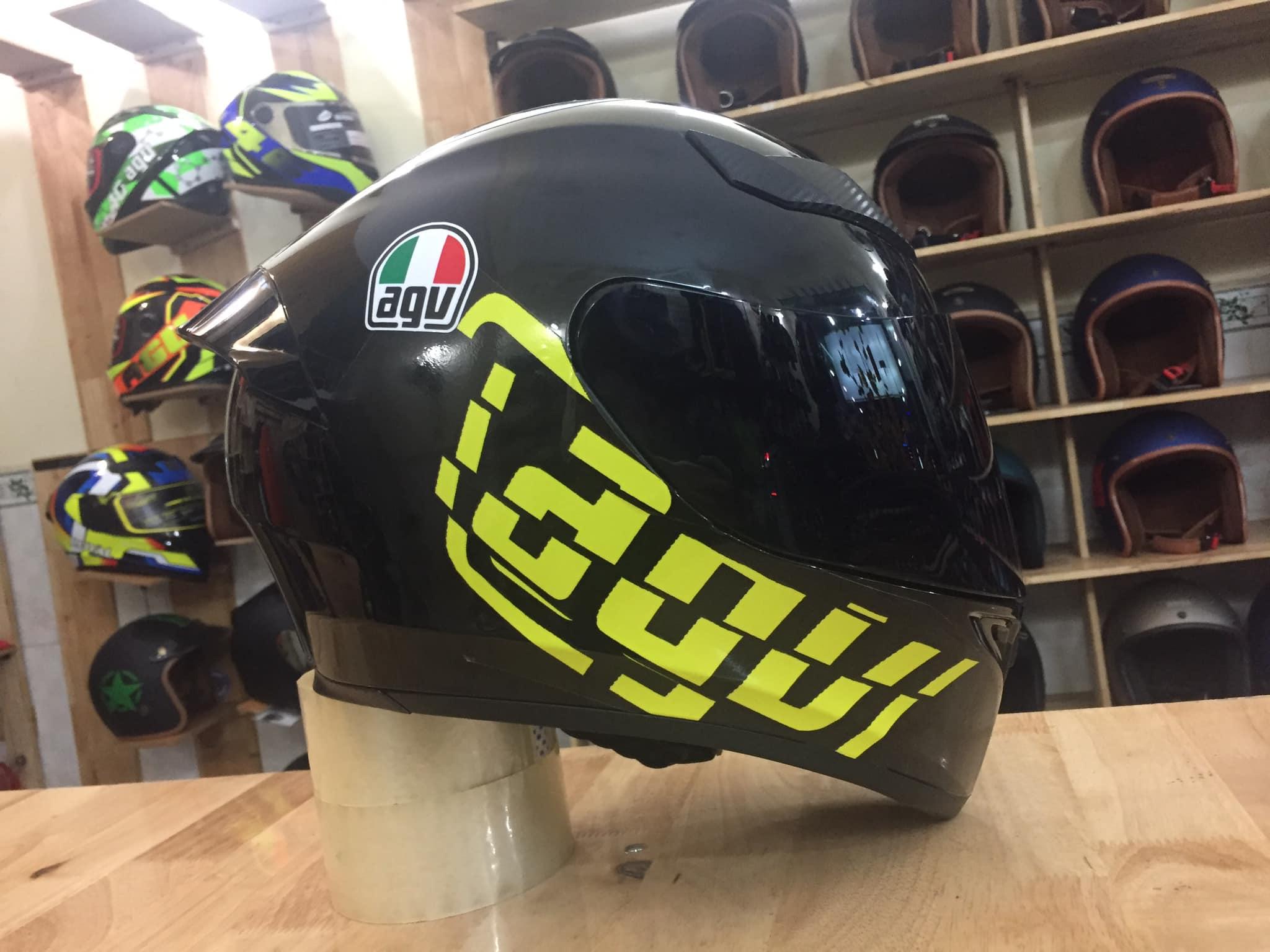 Tem Decal AGV đủ màu dán nón Fullface
