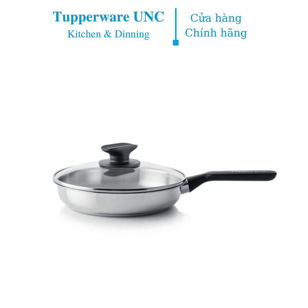 Chảo Tupperware Universal Cookware 24cm (nắp kính)