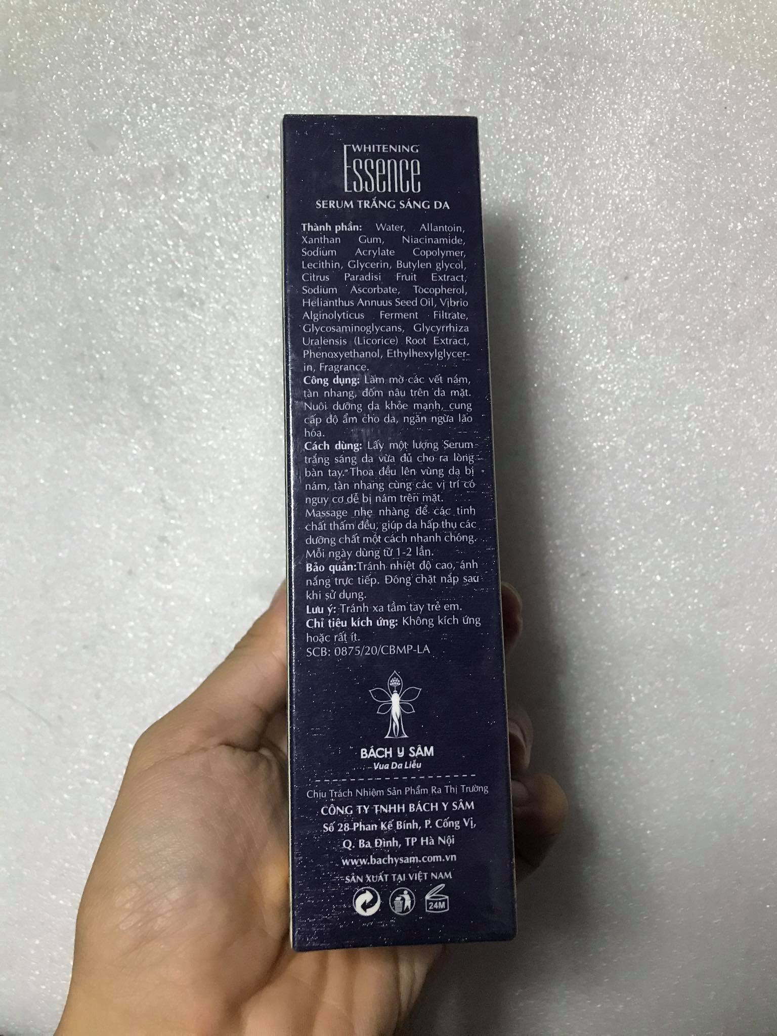 [Sẵn Hàng] Combo Kem Đêm và Serum dưỡng trắng da BÁCH Y SÂM