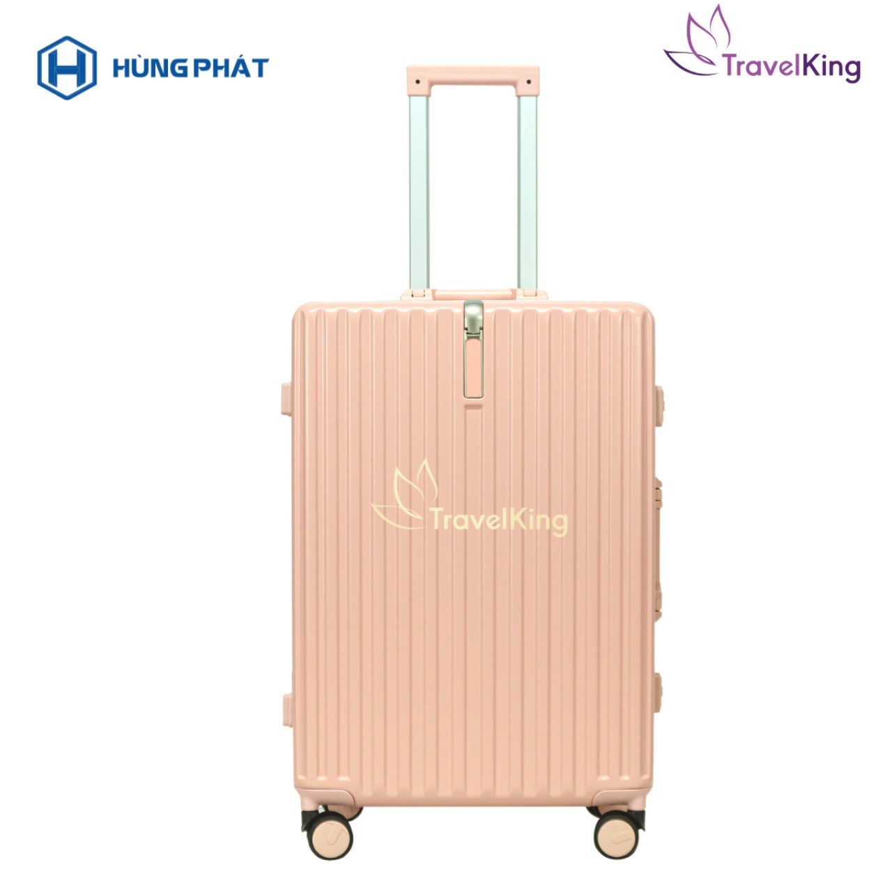 [Siêu Bền] Vali kéo Hùng Phát cao cấp khung nhôm  chính hãng Hùng Phát khoá sập TRAVELKING805 chính 