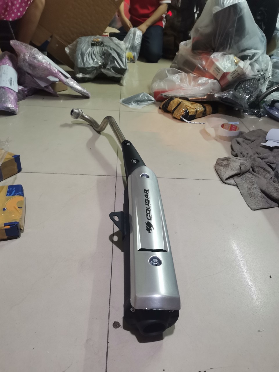 pô exciter 135 móc sẵn lắp Wave 2017 2018 2019 2020 có video