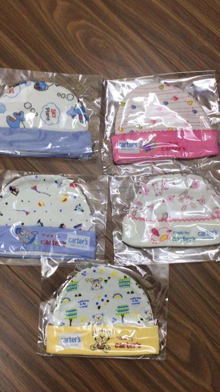 Mũ Mèo Cotton Sơ Sinh Thái