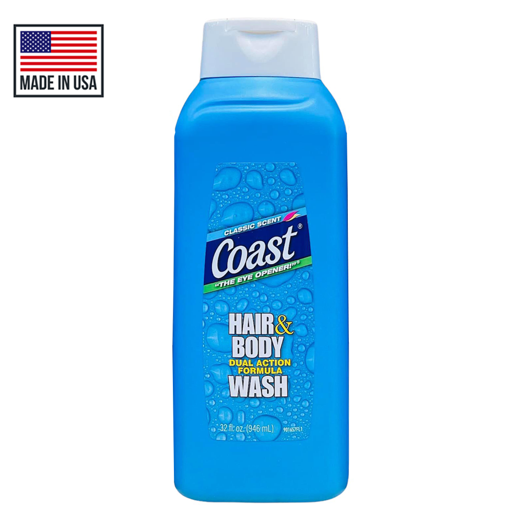 [HCM]Sữa tắm gội Coast Classic Scent 946ml - USA
