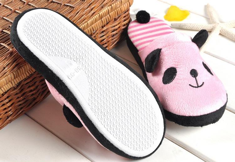Dép đi trong nhà - Dép bông đi trong nhà hình Gấu Panda dễ thương siêu mịn giúp giữ ấm tuyệt đối cho đôi chân của bạn trong mùa đông lạnh giá
