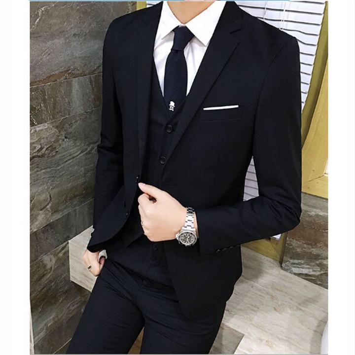 ÁO VEST NAM MÀU ĐEN ĐẸP