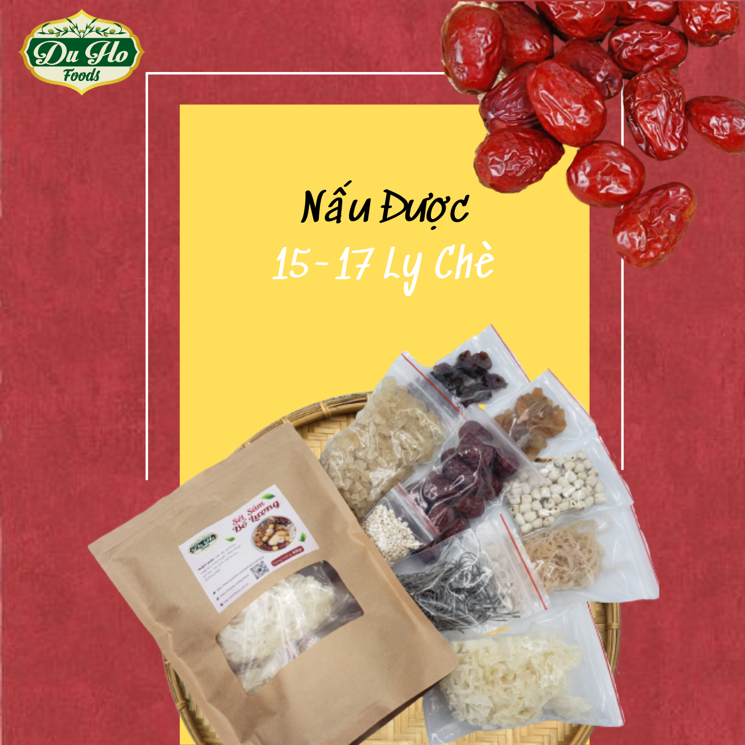 Set Sâm Bổ Lượng - Set Chè Tự Nấu Tại Nhà