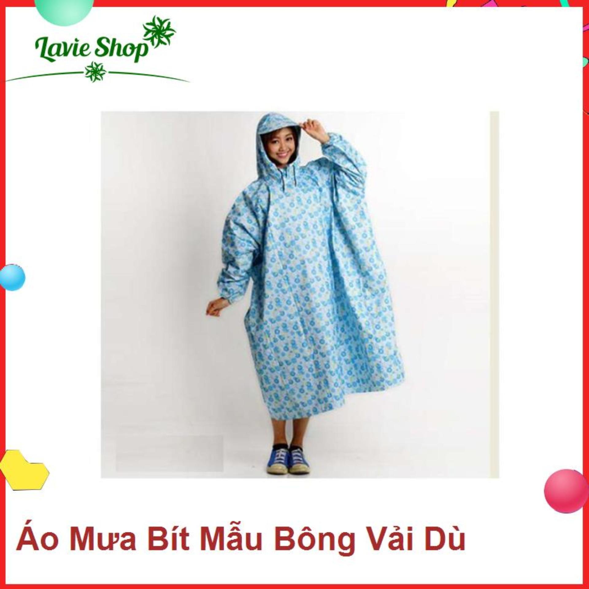 Áo Mưa họa tiết vải dù - cao cấp