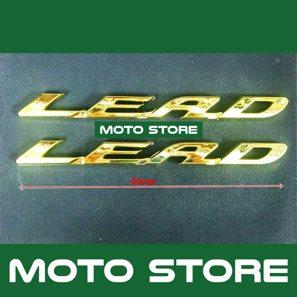 Tem Lead chữ nổi ( giá 1 cặp )