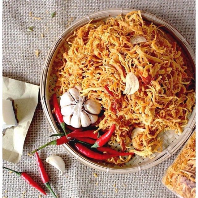 [ HOÀN TIỀN 10% ][HCM]500gr khô gà bơ tỏi