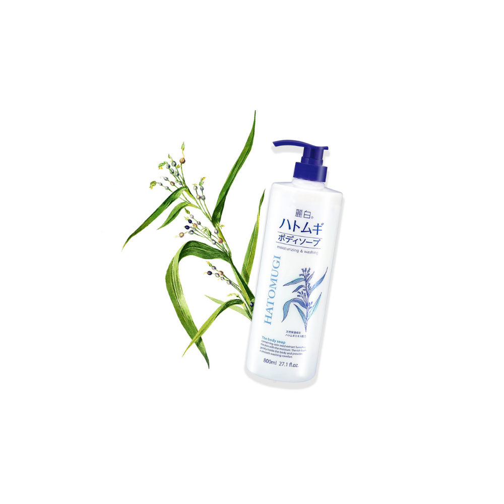Sữa Tắm Sáng Da Reihaku Hatomugi 800Ml