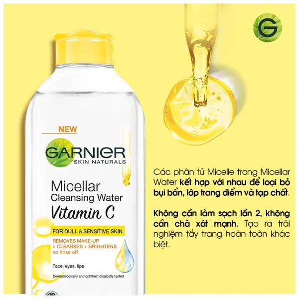 Nước Tẩy Trang Garnier Micellar Cleansing Water 400ml