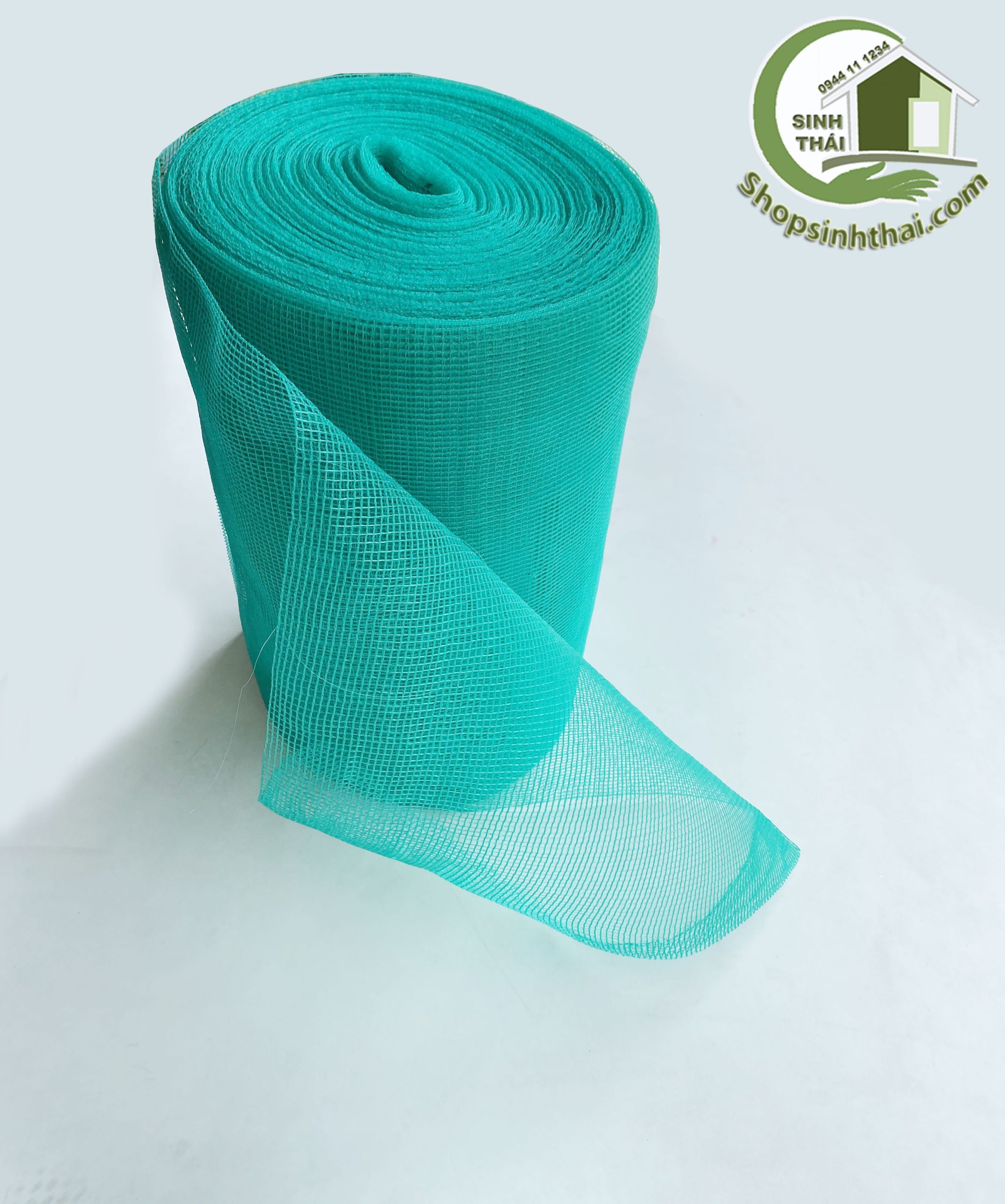 Lưới cước màu xanh, lỗ vuông nhỏ [ 1 mét x khổ 50cm] lưới chặn côn trùng, lưới làm chuồng trại, hàng rào