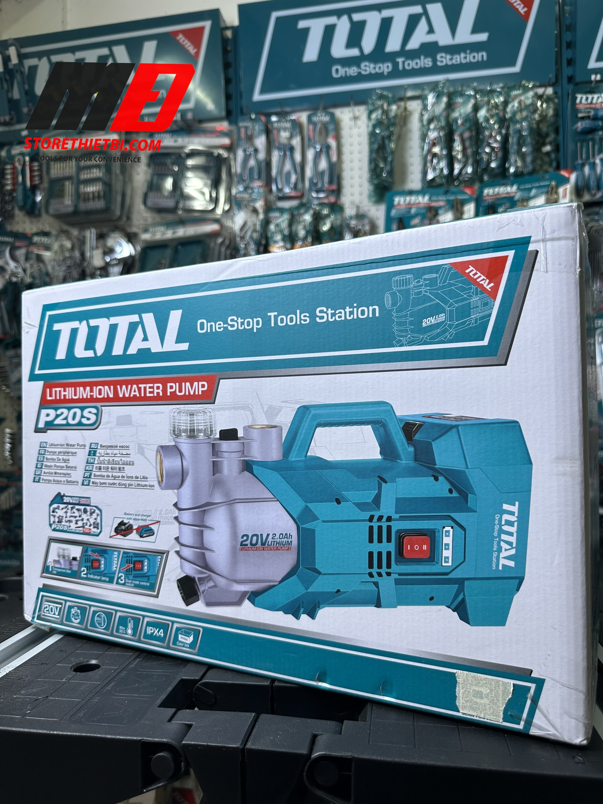 TGWPLI201801 Máy bơm nước dùng pin 20V Total